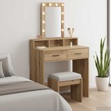  Toaletni stol Smeđa 79 x 41 x 140 cm Konstruirano drvo | shoptok.hr