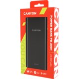 Canyon PB-2001, Power bank 20000mAh Li-poly battery, Input 5V/2A , Output 5V/2.1A(Max), 144*69*28.5mm, 0.440Kg, Black - CNE-CPB2001B | Shoptok.si