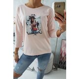 Kesi Original print blouse powder pink | Shoptok.si