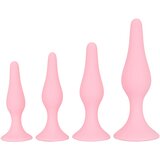 SuperLove Anal Trainer Kit Silicone Butt Plugs Pink 4 Pack Cijene