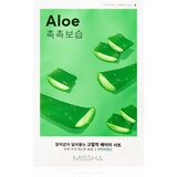 MISSHA Airy Fit Aloe maska iz platna z vlažilnim in pomirjajočim učinkom 19 g Cene