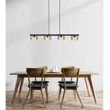 Globo 16055-4HS - led luster na sajli higgins 4xGX53/6W/230V dimljeno/crna | Eponuda.com