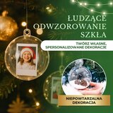  Akrilna božićna kuglica 11 cm | shoptok.hr