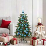 vidaXL Umestno božično drevo Zelena 120 cm PVC, kovina in plastika | Shoptok.si