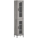 vidaXL Visoka komoda siva sonome 34 5x34x180 cm od konstruiranog drva | shoptok.hr