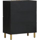  Komoda crna 60 x 33 x 75 cm konstruirano drvo | shoptok.hr