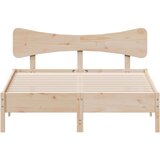 vidaXL Okvir kreveta bez madraca 150 x 200 cm od masivne borovine | shoptok.hr