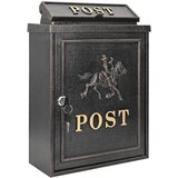  Zidni Montirani Poštanski Sanduk Bronzana 29 x 13 x 41 cm | shoptok.hr