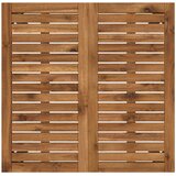  Stol za večeru u vrtu Prirodna i crna 70 x 68,5 x 75 cm | shoptok.hr