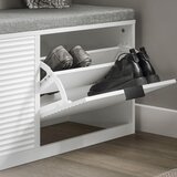SoBuy predsoba klop za čevlje s sedežem v beli barvi v skandinavskem slogu, (20814909) | Shoptok.si