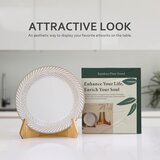 ANBOXIT 3x bambusovo stojalo za krožnike 20,3cm | Shoptok.si