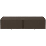  Vrtna kutija za pohranu smeđa 220x50x58 cm poli ratan | shoptok.hr