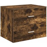 vidaXL Kopalniška omarica na steni Dimljen hrast 62,5 x 44,5 x 50 cm, (5000245337) | Shoptok.si