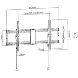 Gembird NOSAČ ZA TV ZIDNI WM-90T-01 NAGIB 43″-90″ | Eponuda.ba