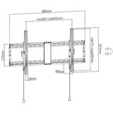 Gembird Nosilec za LCD TV WM-90T-01 43"-90", (20537776) | Shoptok.si