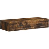 Stolna montirana na zid Dimljeni hrast 87 5 x 34 5 x 17 cm | shoptok.hr