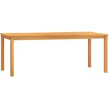  9-dijelni vrtni blagovaonski set od masivne tikovine Smeđa Dužina stola 200 cm | shoptok.hr