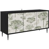  TV ormar RHENEN 102 x 33 x 51 cm Crni hrast Konstruirano drvo | shoptok.hr