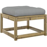 Maison Chic Vrtni stolček - Vrtni stoli za noge z blazino impregnirana borovina JS1022, (21877639) | Shoptok.si