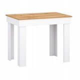 AKORD Mala kuhinjska miza za jedilnico 90X60 Bela hrastova plošča, (21968187) | Shoptok.si