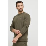 Tommy Hilfiger Homewear dukserica boja: zelena, s uzorkom | shoptok.hr
