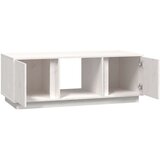 Klubska mizica bela 110×50×40 trdna borovina, (20714543) | Shoptok.si