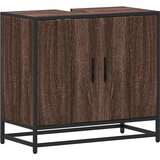 vidaXL Kupaonski ormarić za umivaonik smeđi hrast 65x33x60 cm | shoptok.hr