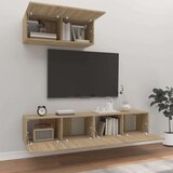  3-dijelni set TV ormarića boja hrasta sonome konstruirano drvo | shoptok.hr