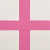  Napihljiva gimnastična podloga s tlačilko 300x100x15 cm roza | Shoptok.si