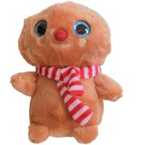 Semo Toys Sova plišasta igrača v črtastem šalu 18cm | Shoptok.si
