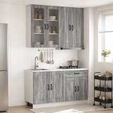  Kuhinjska jedinica KALMAR 4 pcs Siva Sonoma Konstruirano drvo | shoptok.hr