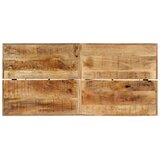  Barski stol 150 x 70 x 107 cm masivno drvo manga i željezo | shoptok.hr