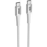  USB data kabal Superior SU-K151 pleteni Fast 60W 3A Type-C na Type-C 1m beli Cene