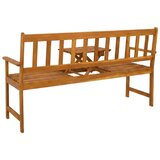  Vrtna klupa 158 x 55 x 89 cm Čvrsto drvo akacije Prirodna | shoptok.hr