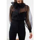 Trendyol Black Bow Detailed Organza Blouse | Shoptok.si