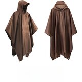 INF Večnamenski nepremočljiv dežni pončo, dežni plašč 3 v 1 Brown, (21353665) | Shoptok.si