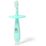 BabyOno Baby četkica za zube s graničnikom 12+ mint | shoptok.hr