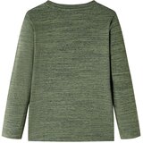  Dječja majica dugih rukava kaki prošarana 104 | shoptok.hr
