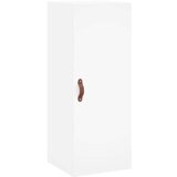  Visoka komoda bijeli 34 5x34x180 cm od konstruiranog drva | shoptok.hr