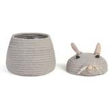 Lorena Canals Siva tekstilna otroška škatla za shranjevanje ø 15x15 cm Mini Renata the Rat – | Shoptok.si