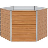  Povišeni vrtni krevet Svijetlosmeđa 129 x 129 x 77 cm | shoptok.hr