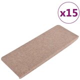  Samoljepljivi otirači za stepenice 15 kom 65x24 5x3 5 cm bež | shoptok.hr
