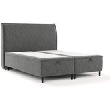 Maison de Rêve Siva oblazinjena zakonska postelja s prostorom za shranjevanje 200x200 cm Pearl – Cene