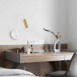  Brilagi - LED prigušiva fleksibilna zidna lampa MAYA 1xG9/4W/230V bela/zlatna | Eponuda.com