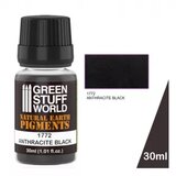 Green Stuff World paint pot - anthracite black pigments 30ml cene