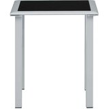  Ležalnik 2 kosa z mizico aluminij taupe barve | Shoptok.si