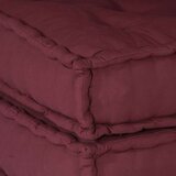  Modularni Poufi 4 kosi Bordo Tkanina, (22045926) | Shoptok.si