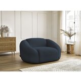 Bobochic Paris Temno moder fotelj iz tkanine bouclé Tina – | Shoptok.si