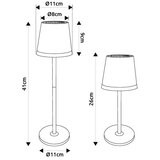 Globo 36637SM - LED solarna svetiljka LED/0,6W/3V 3000K IP44 matni hrom | Eponuda.com