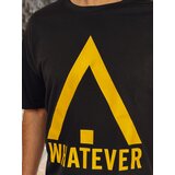 DStreet T-shirt męski z nadrukiem czarny | Shoptok.si